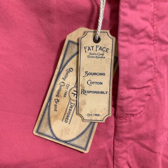 FAT FACE DEVON Ankle Grazer Chinos Red Berry Sz 16S NWT - Picture 6 of 12
